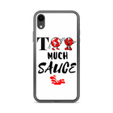 Alotofit Too Much Sauce Blk/Red IPhone Case