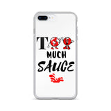 Alotofit Too Much Sauce Blk/Red IPhone Case