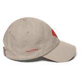 Alotofit Rare Find Diamond Logo Red Cotton Dad Cap