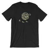 Alotofit Globeman All Camo Logo Unisex short sleeve t-shirt