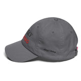 Alotofit Humbly Winning Blk/Red Cotton Dad Cap w/ side branding