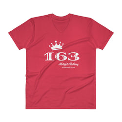 Alotofit 163 Royal White V-Neck T-Shirt