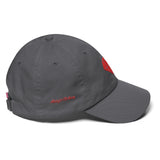 Alotofit Rare Find Diamond Logo Red Cotton Dad Cap