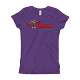 Alotofit Muscle Up Red/Grey/White Logo Girl's T-Shirt (XS-XL)