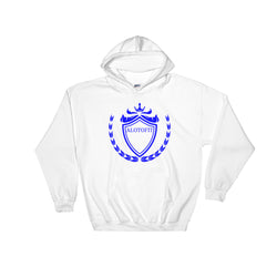 Alotofit Luxury Blue Logo Hooded Sweatshirt