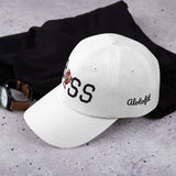 Alotofit Boss Blk/Red Embroidered Dad hat