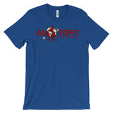 Alotofit Globeman Red & White Logo Unisex Short Sleeve T-shirt