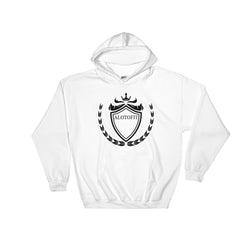 Alotofit Luxury Black Logo Hooded Sweatshirt