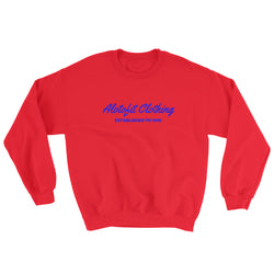 Alotofit Clothing Blue Logo Sweatshirt