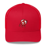 Alotofit Original Logo Red/Wht/Blk Trucker Cap