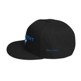 Alotofit Different Blue/White Snapback Hat w/side branding