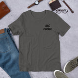 BAG CHA$ER Black Emboidery Short-Sleeve Unisex T-Shirt