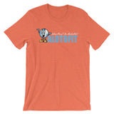 Alotofit Clothing North Carolina Blue Logo Unisex short sleeve t-shirt