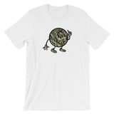 Alotofit Globeman All Camo Logo Unisex short sleeve t-shirt