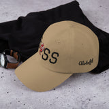 Alotofit Boss Blk/Red Embroidered Dad hat