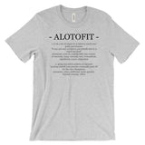 Alotofit Definition Black Logo Unisex Short Sleeve T-shirt