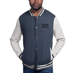 Alotofit Pacifico Font Black Embroidered Champion Bomber Jacket