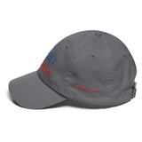 Alotofit Humbly Winning Royal/Red Cotton Dad Cap w/ side branding