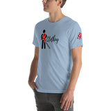 Alotofit Clothing Blk/Red Short-Sleeve Unisex T-Shirt w/ sleeve logo
