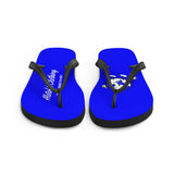 Alotofit Established To Win & Logo Blue/Wht/Blk Flip-Flops