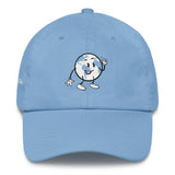 Alotofit Original Logo Only White Dad Cotton Cap w/ side branding