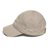 Alotofit Humbly Winning White Cotton Dad Cap w/ side branding