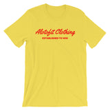 Alotofit Clothing Red Logo Unisex short sleeve t-shirt