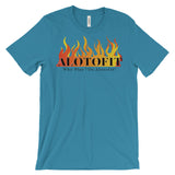 Alotofit Fire Black Logo Unisex Short Sleeve T-shirt