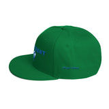 Alotofit Different Blue/White Snapback Hat w/side branding