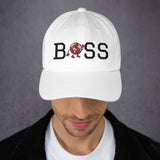 Alotofit Boss Blk/Red Embroidered Dad hat