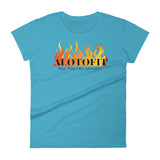 Alotofit Fire Black Logo Women's Short Sleeve T-shirt