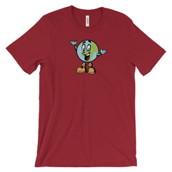 Alotofit We Working Character Front & Back Original Logo Unisex Short Sleeve T-shirt