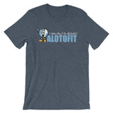 Alotofit Clothing North Carolina Blue Logo Unisex short sleeve t-shirt