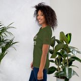 Alotofit HOOD TENDER Bartending Short-Sleeve Unisex T-Shirt w/ sleeve and back print