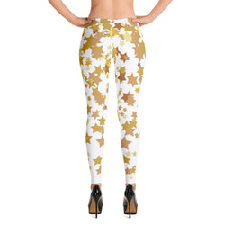 Alotofit I Am A Star White Leggings