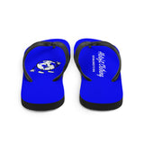 Alotofit Established To Win & Logo Blue/Wht/Blk Flip-Flops