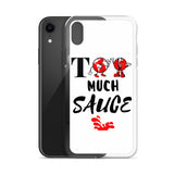 Alotofit Too Much Sauce Blk/Red IPhone Case