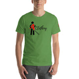 Alotofit Clothing Blk/Red Short-Sleeve Unisex T-Shirt w/ sleeve logo