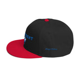 Alotofit Different Blue/White Snapback Hat w/side branding