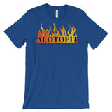 Alotofit Fire Black Logo Unisex Short Sleeve T-shirt