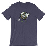 Alotofit Globeman Camo/White Logo Unisex short sleeve t-shirt