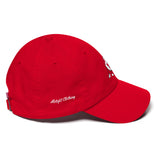 Alotofit Original Logo Only White Dad Cotton Cap w/ side branding