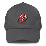 Alotofit Original Logo Only Red/Wht/Blk Cotton Dad Cap w/ side branding