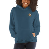 Alotofit Embroidered Gold/Wht/Blk Logo Hooded Sweatshirt