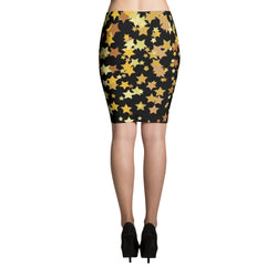 Alotofit Queen Luxury Star Pencil Skirt