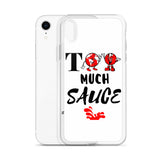 Alotofit Too Much Sauce Blk/Red IPhone Case