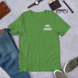 BAG CHA$ER White Embroidery Short-Sleeve Unisex T-Shirt