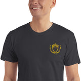 Alotofit Luxury Gold Embroidered T-Shirt