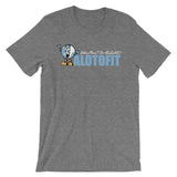 Alotofit Clothing North Carolina Blue Logo Unisex short sleeve t-shirt