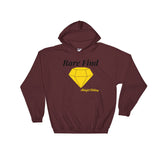 Alotofit Rare Find Gold Black Hooded Sweatshirt w/ outside label